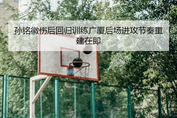 孙铭徽伤后回归训练广厦后场进攻节奏重建在即